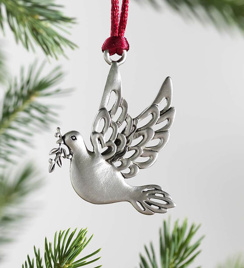 Solid Pewter Christmas Tree Ornament【60%OFF & BUY 4 FREE SHIPPING】