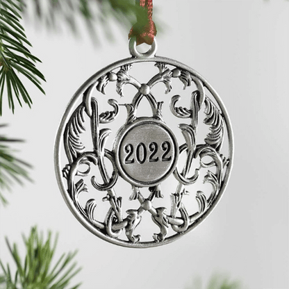Solid Pewter Christmas Tree Ornament【60%OFF & BUY 4 FREE SHIPPING】