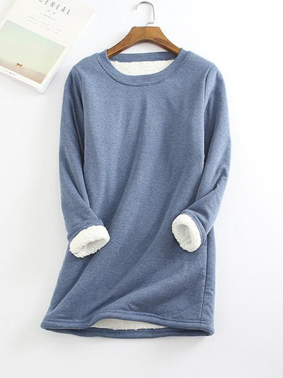 New Casual Cotton Round Neck Solid Sweatshirt (S-5XL)