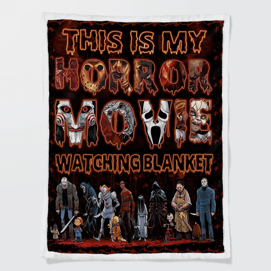 This Is My Horror Movie Watching A231 Premium Blanket