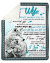 To My Wife - Wolf A245 - Premium Blanket