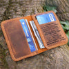 To My Daughter From Dad - Leather Bifold Wallet